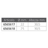 Joints de fourche en acier inoxydable à 2 vis Fni