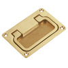 Foresti E Suardi Polished Brass Flush Pull Handle