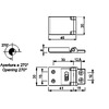 Foresti E Suardi Flat Hinges Mm.45x30