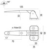 Foresti E Suardi Hinge Mm.135x58