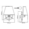 Foresti E Suardi Wall Lamp With Steering Wheel