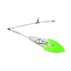 M2 Fishing Surf Top Bicolore Blanc-Vert avec Attache 
