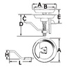 Osculati Lift And Turn Latch With Compression System