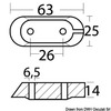 Osculati Anodenständer für Yamaha 4/70 PS 4-Takt