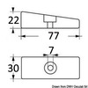 Osculati-Anode für Mercury 30/300 PS 2- und 4-Takt