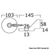 Osculati Anode Leg For 50/75 Hp Outboard Engines