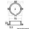 Osculati Propellerwellen-Stützanode