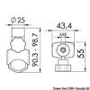 Osculati Base De Fixation Pour Phares