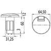 Osculati Base For Pull-out Poles