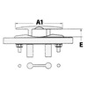 Taquet rétractable microfusé Osculati