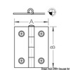 Charnière embrassée 0,8 mm