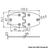 Osculati Precision-cast Hinge