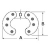 Faux pull embrassé par chaîne calibrée