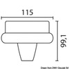 Lampadaire LED tricolore multifonction Osculati