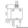 Osculati Automatic Fuse With Thermal Protection