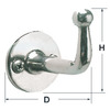 Osculati Aisi316 Stainless Steel Cast Hook