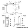 Osculati Airpax/Sensita Magneto/Interrupteur à bascule hydraulique avec fusible rechargeable automatique