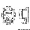 Osculati Watertight Thermal Circuit Breaker For Windlasses And Bow Thrustersfitted With 5/16 In.  Electrical Terminals