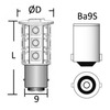 Osculati Led Bulb For Lightscourtesy Lights And Navigation Lightsba9s Screw