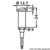 Osculati Lampe de balisage LED encastrée - Avant