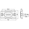 Osculati Underwater Led Light For Hull/transom