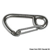 Osculati Snap-hooks With Large Openingmade Of Stainless Steel