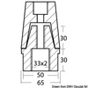 Osculati Ogive Propellerwelle mit Standardgewinde