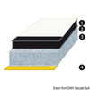 Osculati Sound-deadening And Sound-insulating Panel Made Of Polyesther Fibre And White Fiberglass Fabric