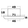 Osculati Syntesis Led Ceiling Light For Recess Mounting