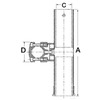 Osculati Fishing Rod Holder For Pipe Mounting