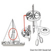 Osculati Sailguard-Schutzräder für Segel