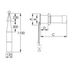 Osculati 3-Stufen-Einbau-Notfallleiter