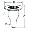 Osculati Skin Fitting With Polypropylene Hose Adaptor