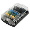 Osculati Fuse Holder Box With Transparent Snap Covermade Of Polycarbonate