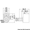 Osculati Loquet à bouton-poussoir à verrouillage automatique