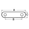 Osculati Aisi316 Stainless Steel Clam Cleats