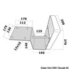 Osculati Auxiliary Outboard Engine Bracket For Stern Mountingreduced Fit Model