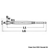 Tensor Osculati Con Horquilla Fija Y Terminal Prensado