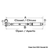 Osculati Rigging Screws With Built-in Stainless Steel Allen Spanner Terminals