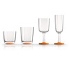 Plastimo Orangefarbenes Champagnerglas