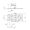 Roca Ab Hinge Mm.76x40