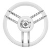 Savoretti White T27 Steering Wheel Diam.  Mm.350