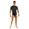 Seac Black Man 2 Mm Fit Short Wetsuit