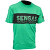 Sensas T Shirt Bicolore Verde Nera Club