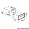 Eingebauter Dometic-Gasofen und Minigrill von Smev