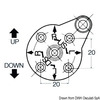 Sugatsune Soft Down Stay - Upward Window Stay