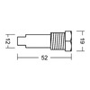 Anode moteur Tecnoseal avec capuchon Réf.or.n51-11325-01