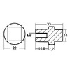 Tecnoseal Anode For Yamaha 75/300 Hp Engine