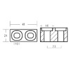 Tecnoseal Cube For 115 Hp Engine