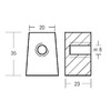 Tecnoseal Trapezoidal Cube Or.ref.67c-45251-00